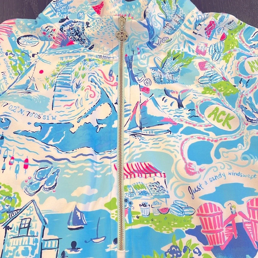 Lilly Pulitzer Skipper Popover Nantucket - Picture 5 of 9